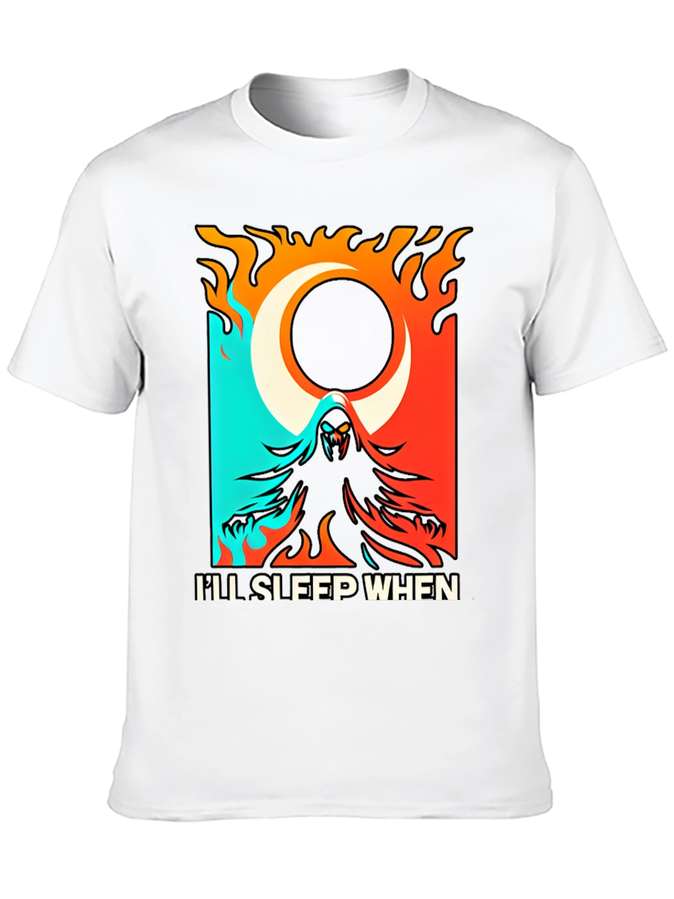 Ill Sleep When Im Dead Black Graphic Tee