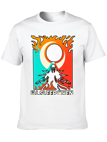 Ill Sleep When Im Dead Black Graphic Tee