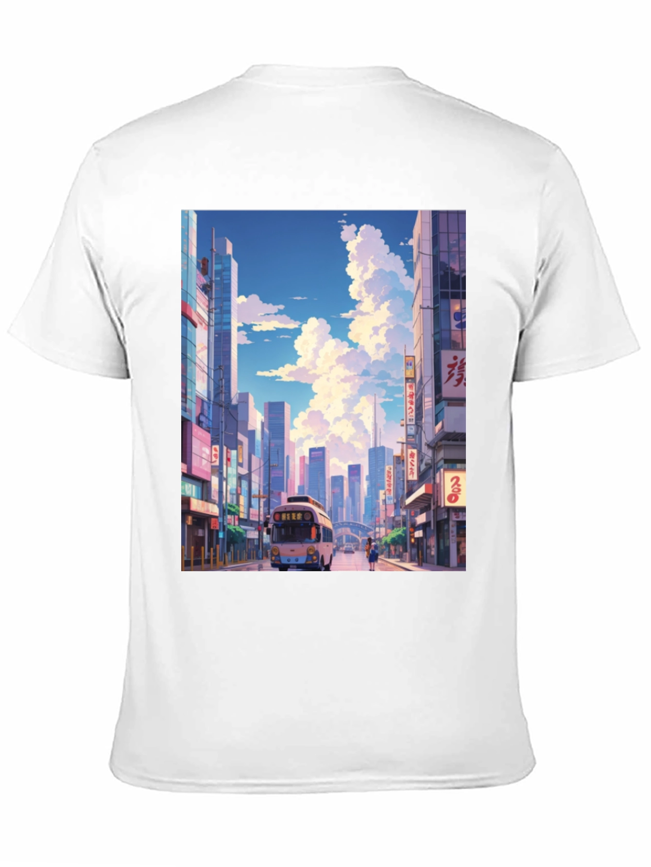 Cityscape Anime T-Shirt - Stylish Graphic Tee
