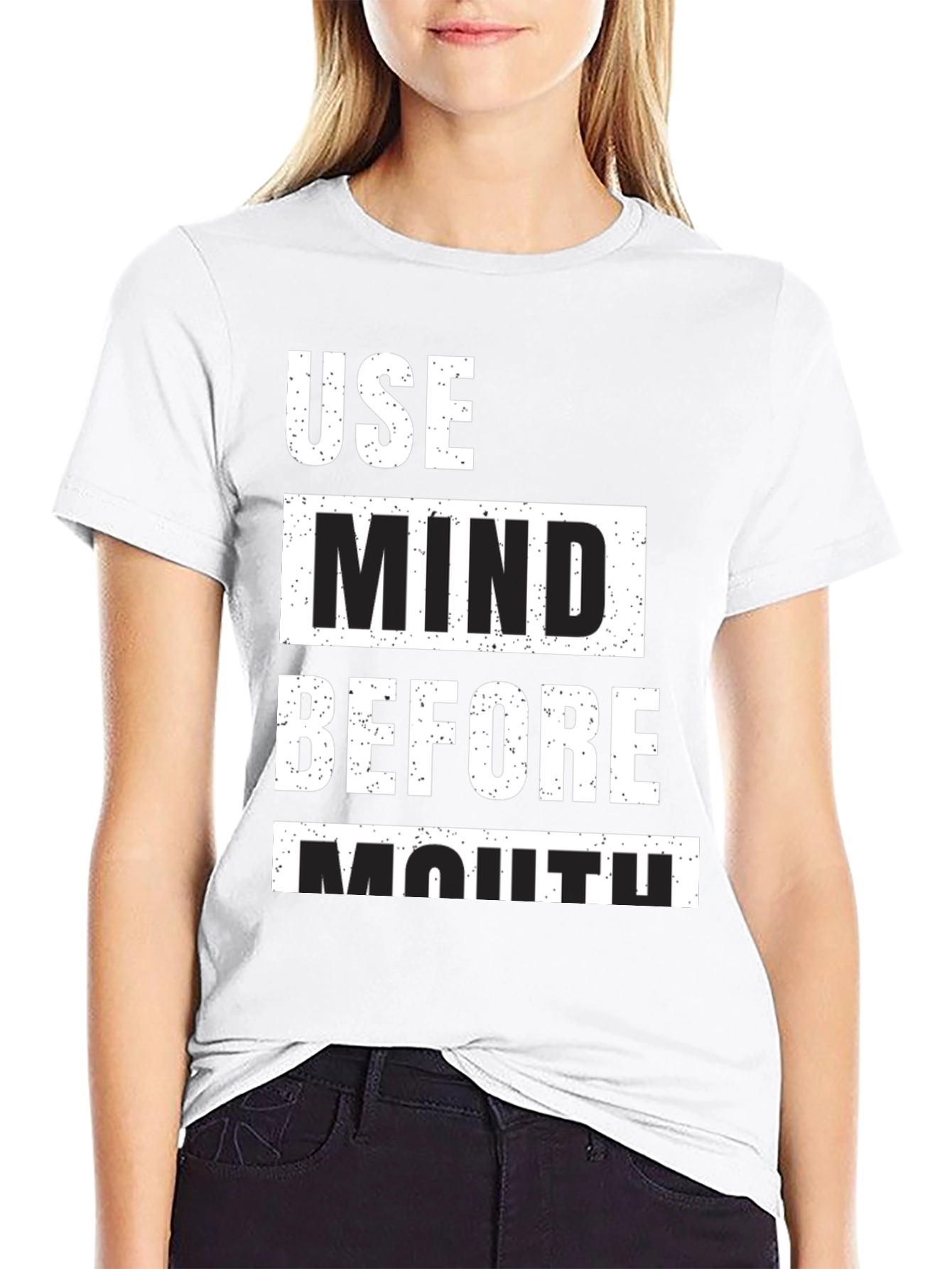 Use Mind Before Mouth Graphic T-Shirt