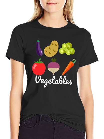 Vegetable Graphic Print Mens T-Shirt