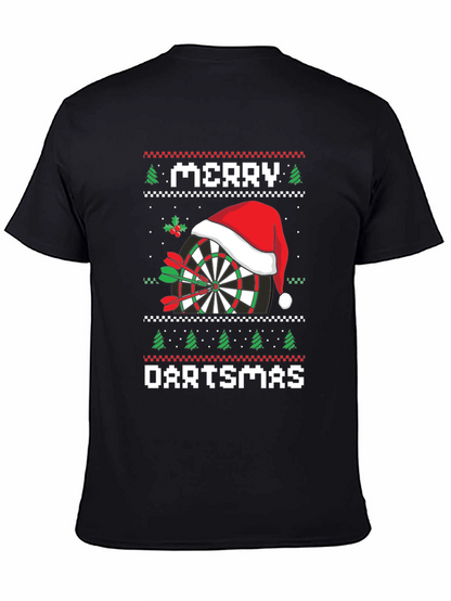 Merry Dartsmas T-Shirt Ugly Christmas Sweater Style