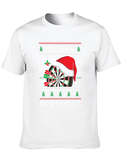 Merry Dartsmas T-Shirt Ugly Christmas Sweater Style