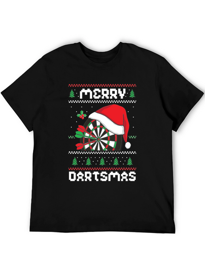 Merry Dartsmas T-Shirt Ugly Christmas Sweater Style
