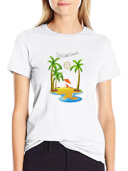 Island Getaway Graphic T-Shirt - Vacation Vibes