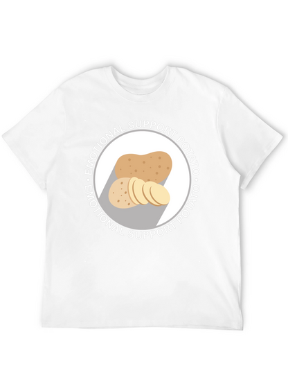 Emotional Support Potato Graphic T-Shirt