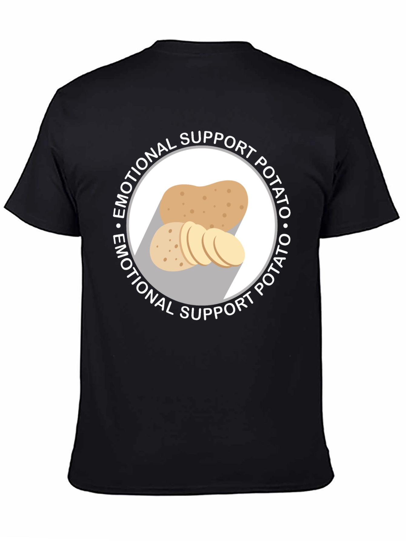 Emotional Support Potato Graphic T-Shirt