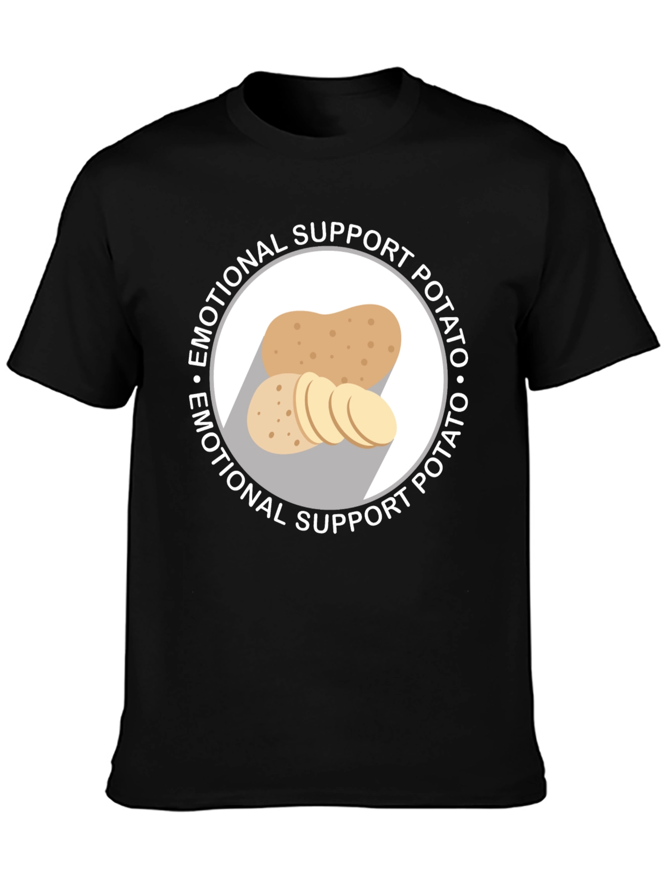Emotional Support Potato Graphic T-Shirt