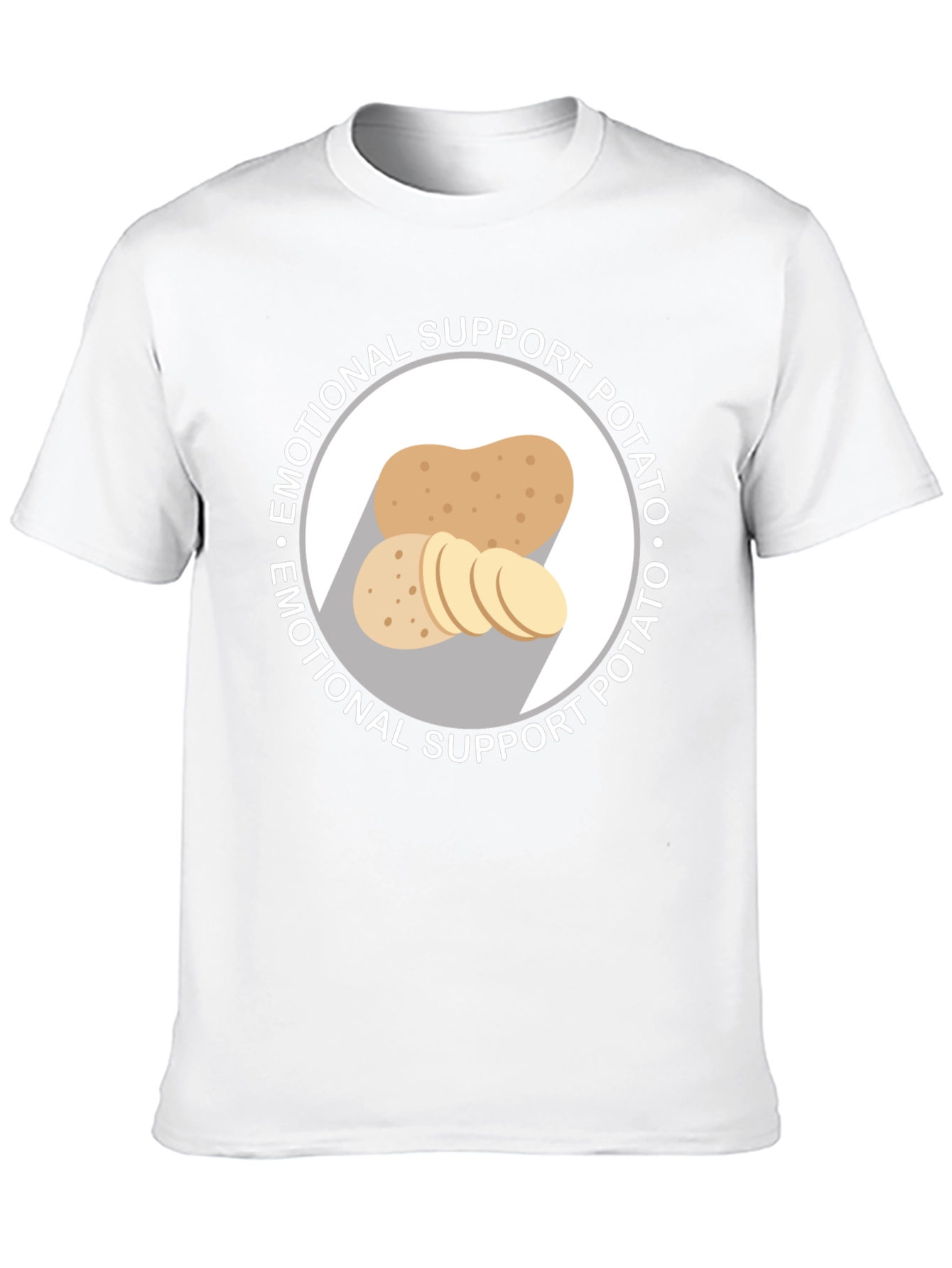 Emotional Support Potato Graphic T-Shirt