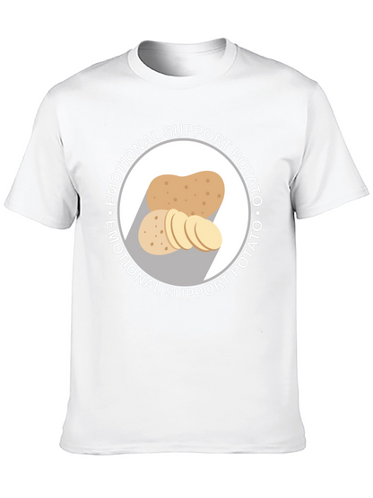 Emotional Support Potato Graphic T-Shirt
