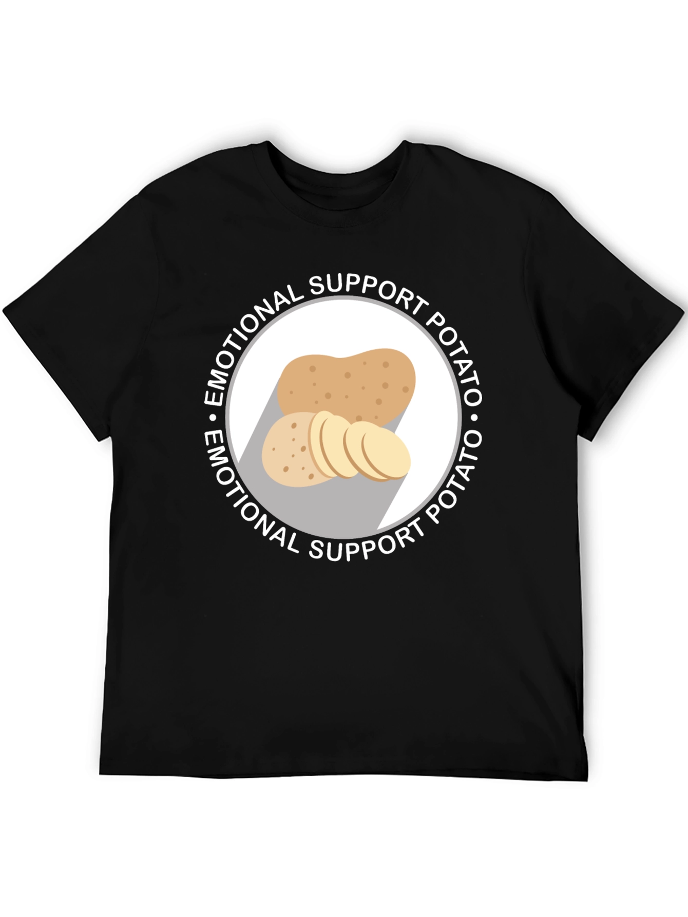 Emotional Support Potato Graphic T-Shirt