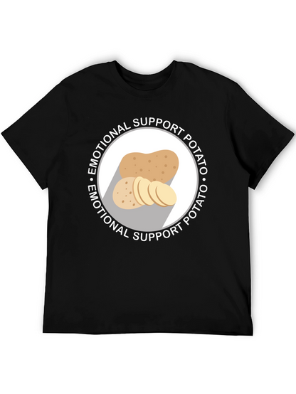 Emotional Support Potato Graphic T-Shirt