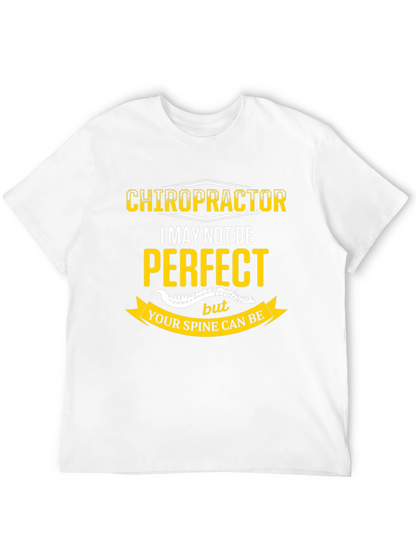 Chiropractor Perfect Spine Black T-Shirt