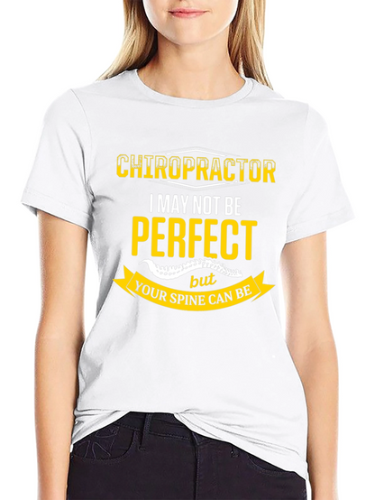Chiropractor Perfect Spine Black T-Shirt