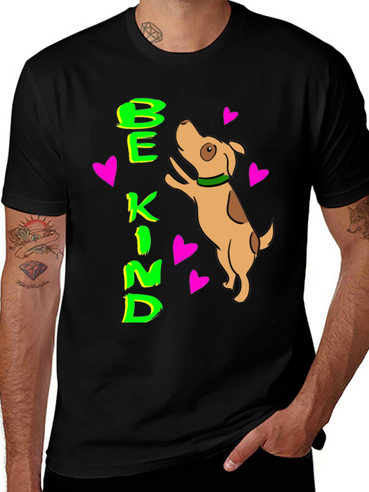 Be Kind Dog Lover T-Shirt Cute Pet Design