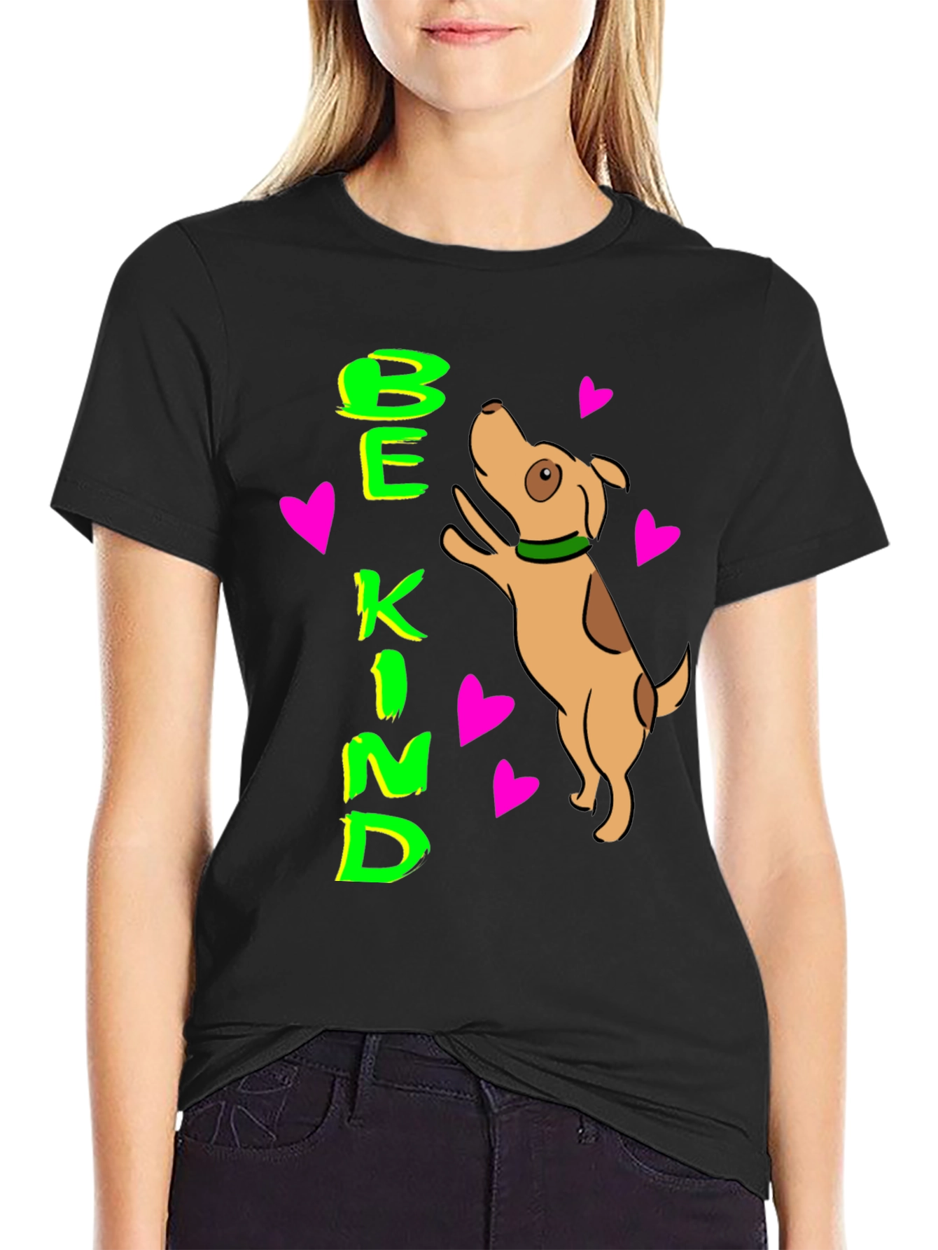 Be Kind Dog Lover T-Shirt Cute Pet Design
