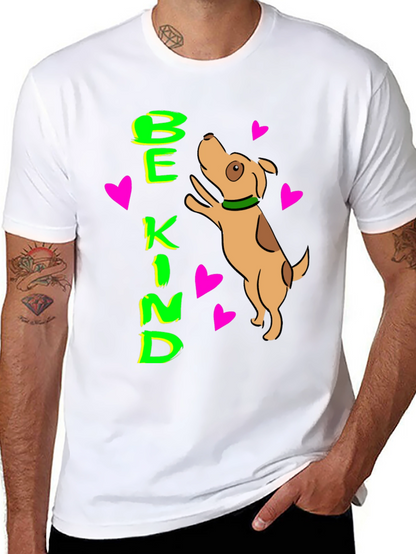Be Kind Dog Lover T-Shirt Cute Pet Design