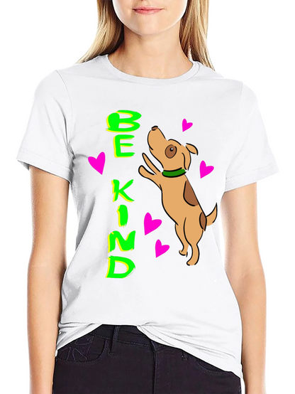 Be Kind Dog Lover T-Shirt Cute Pet Design