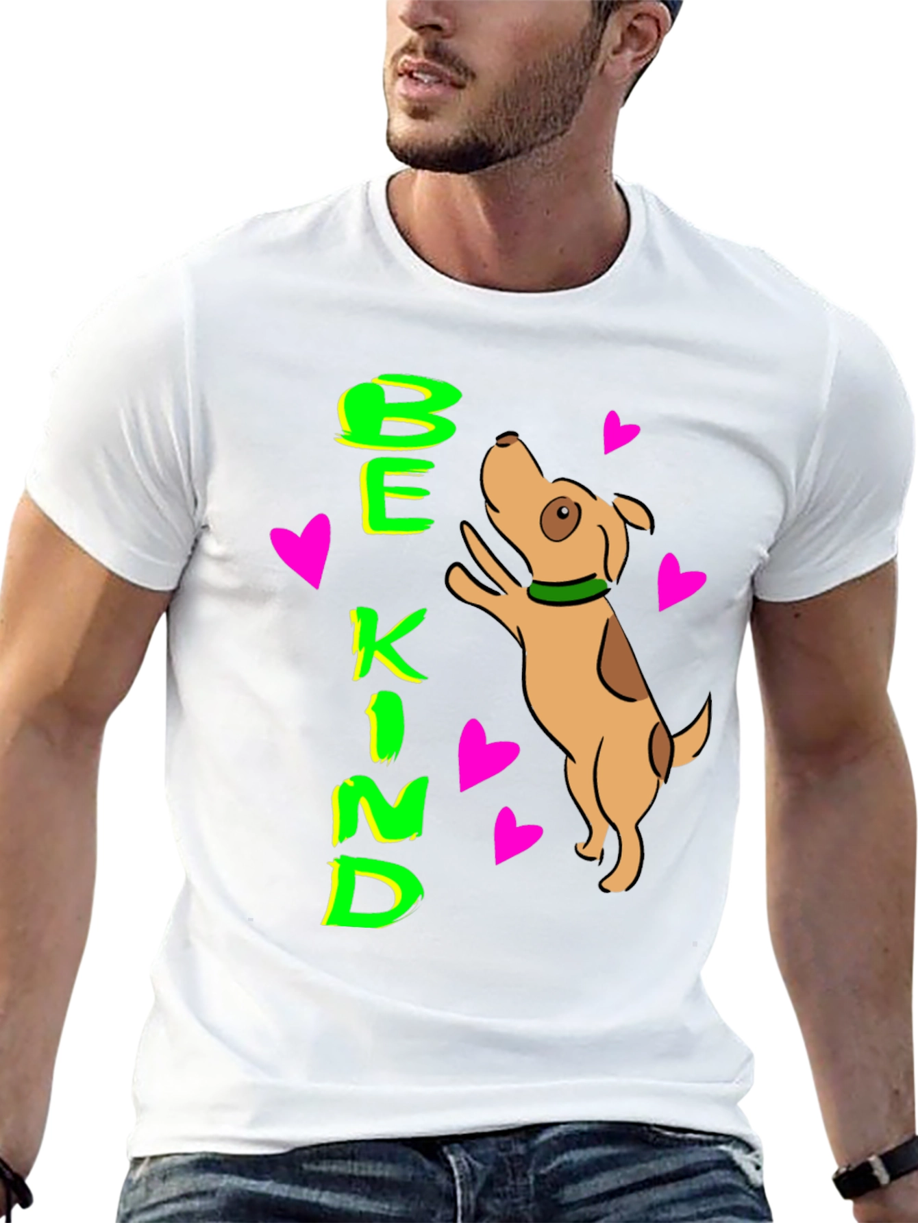 Be Kind Dog Lover T-Shirt Cute Pet Design