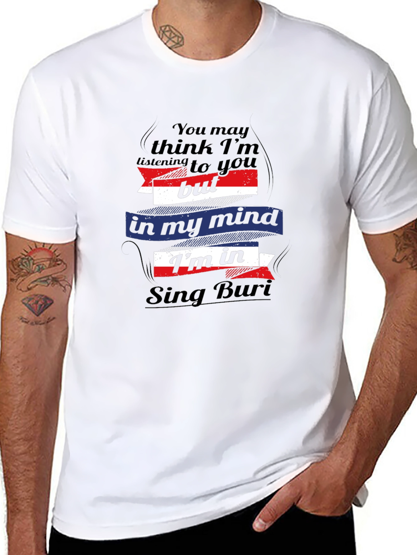 Sing Buri Mind T-Shirt - Funny Thailand Travel Tee