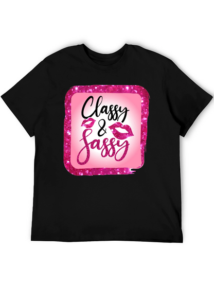 Classy & Sassy Graphic Tee - Trendy Womens T-Shirt