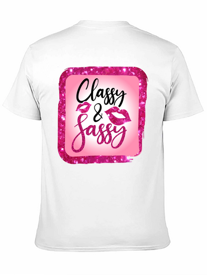 Classy & Sassy Graphic Tee - Trendy Womens T-Shirt
