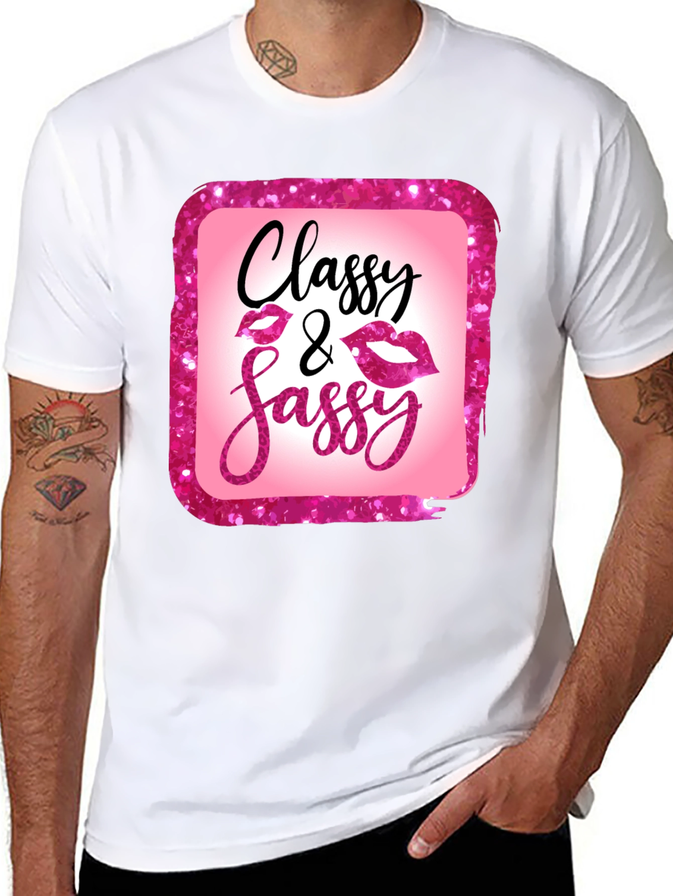 Classy & Sassy Graphic Tee - Trendy Womens T-Shirt
