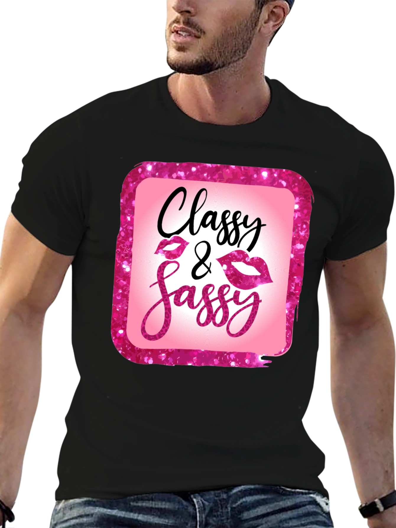 Classy & Sassy Graphic Tee - Trendy Womens T-Shirt
