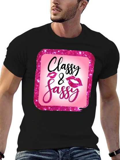 Classy & Sassy Graphic Tee - Trendy Womens T-Shirt