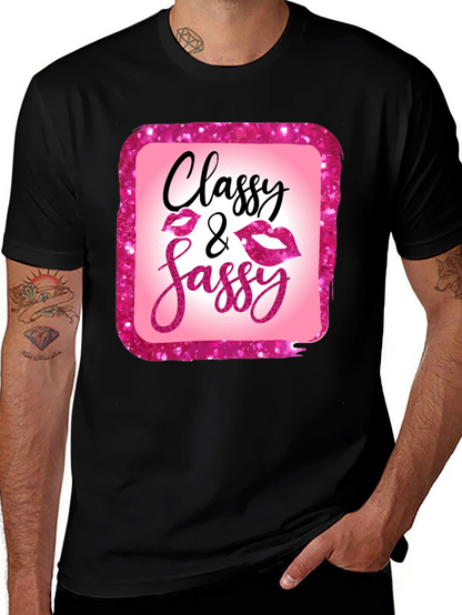 Classy & Sassy Graphic Tee - Trendy Womens T-Shirt