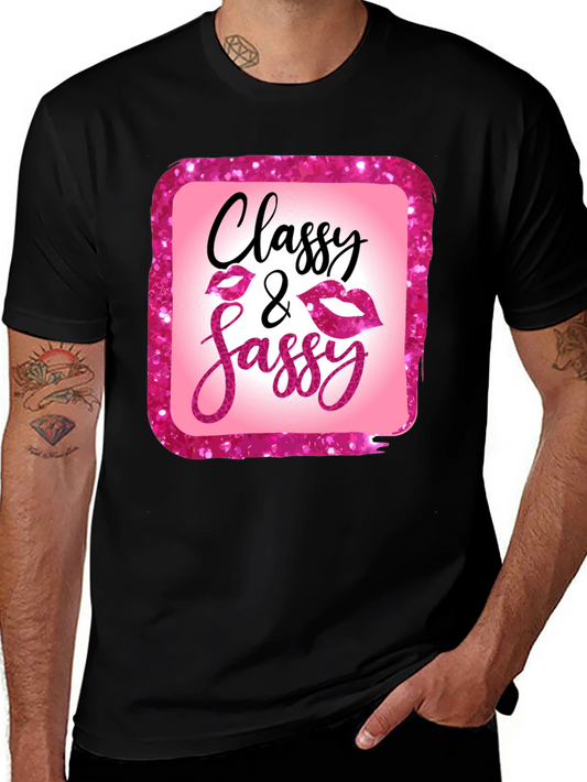Classy & Sassy Graphic Tee - Trendy Womens T-Shirt