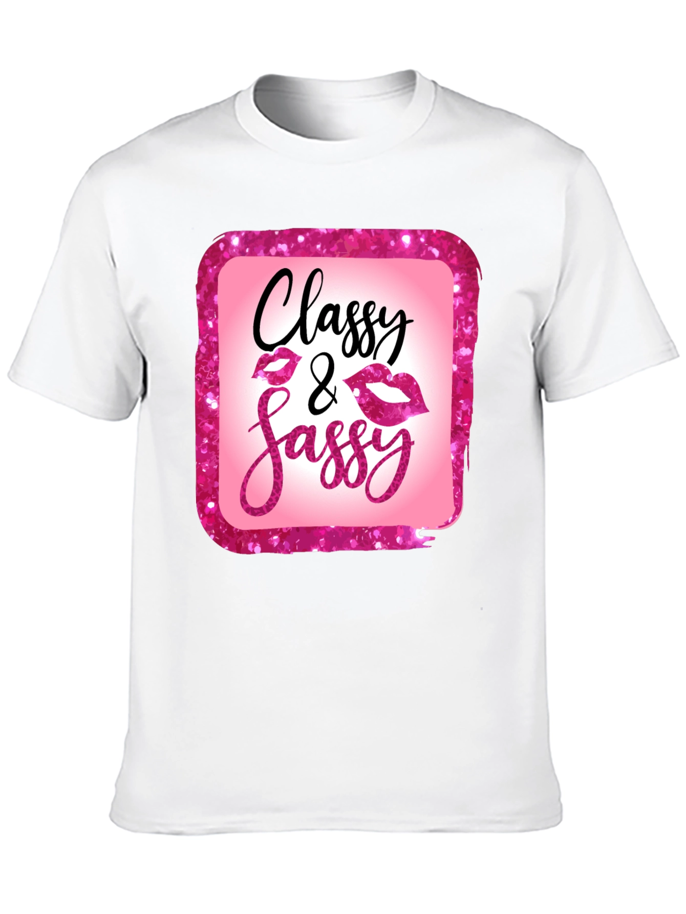 Classy & Sassy Graphic Tee - Trendy Womens T-Shirt