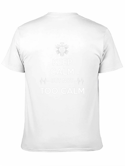 Keep Calm EMT/EMS Black T-Shirt