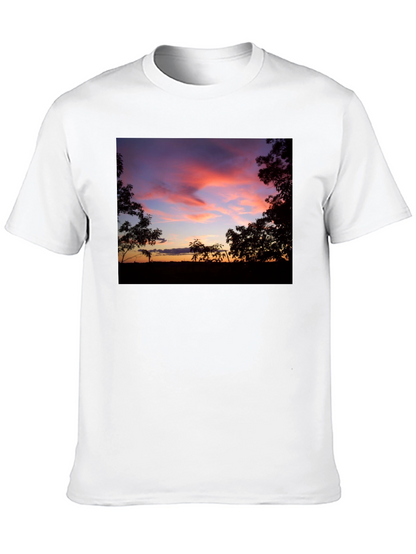 Sunset Silhouette Graphic Tee - Soft Cotton Blend