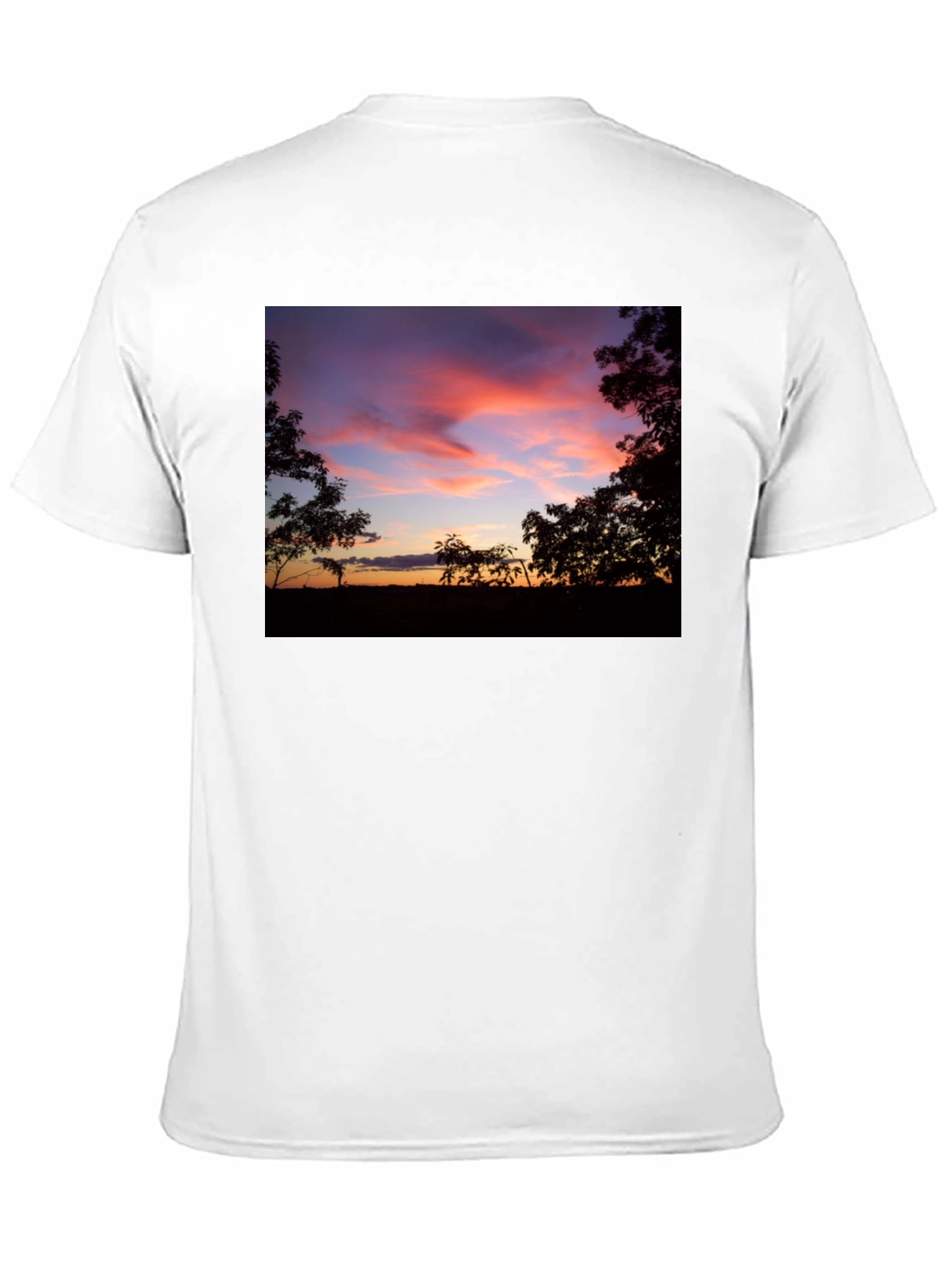 Sunset Silhouette Graphic Tee - Soft Cotton Blend