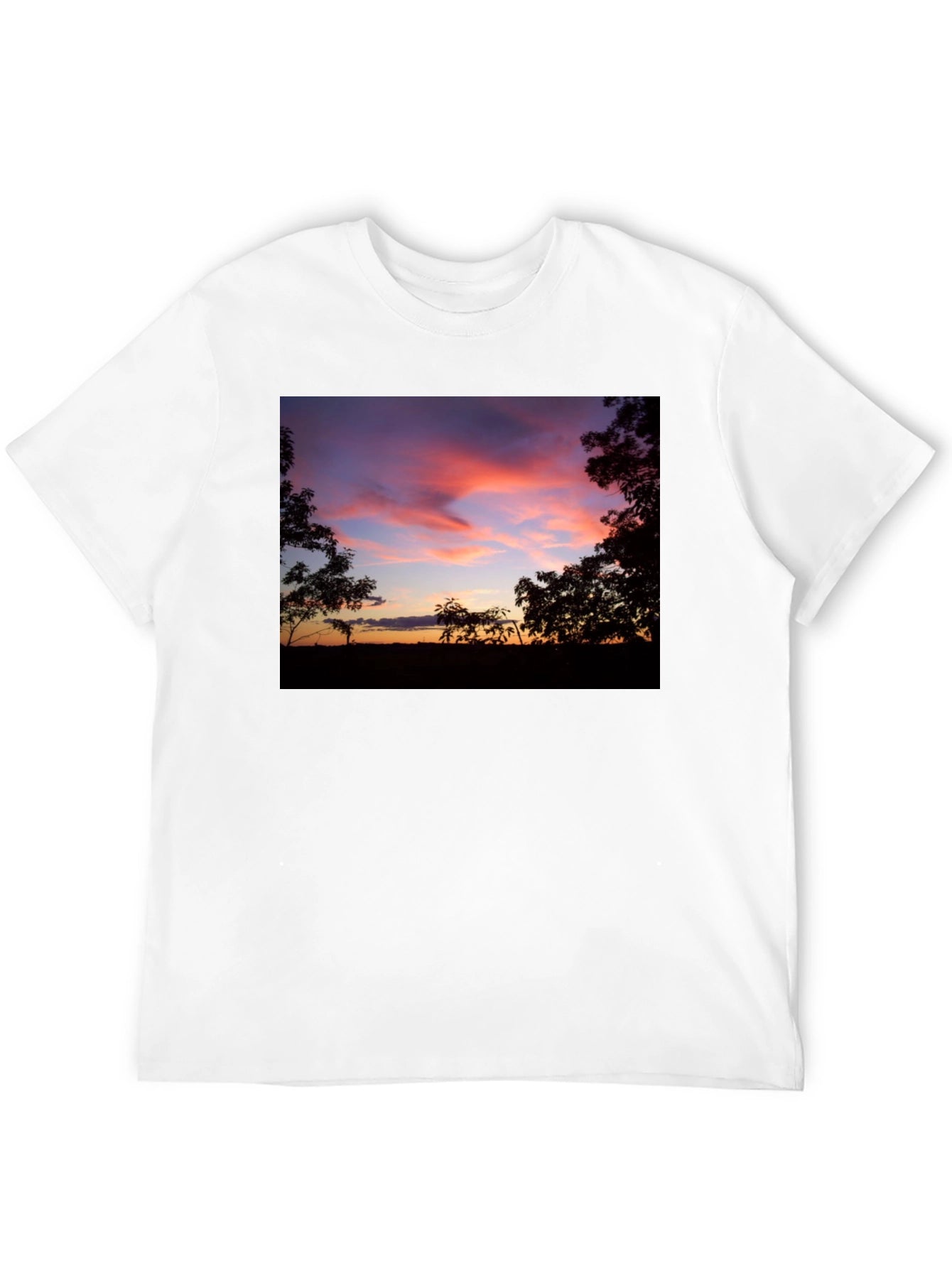 Sunset Silhouette Graphic Tee - Soft Cotton Blend