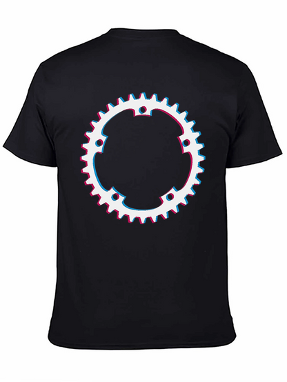 Gear Graphic T-Shirt - Modern Biker Style