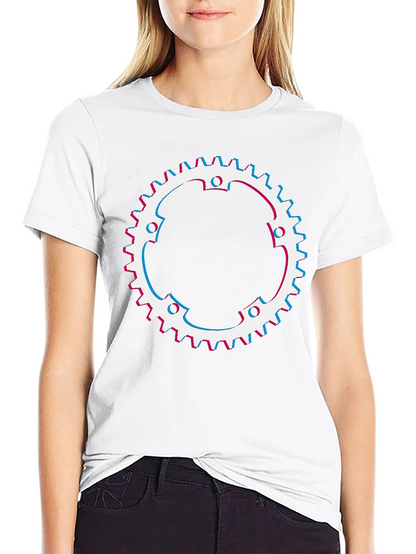 Gear Graphic T-Shirt - Modern Biker Style