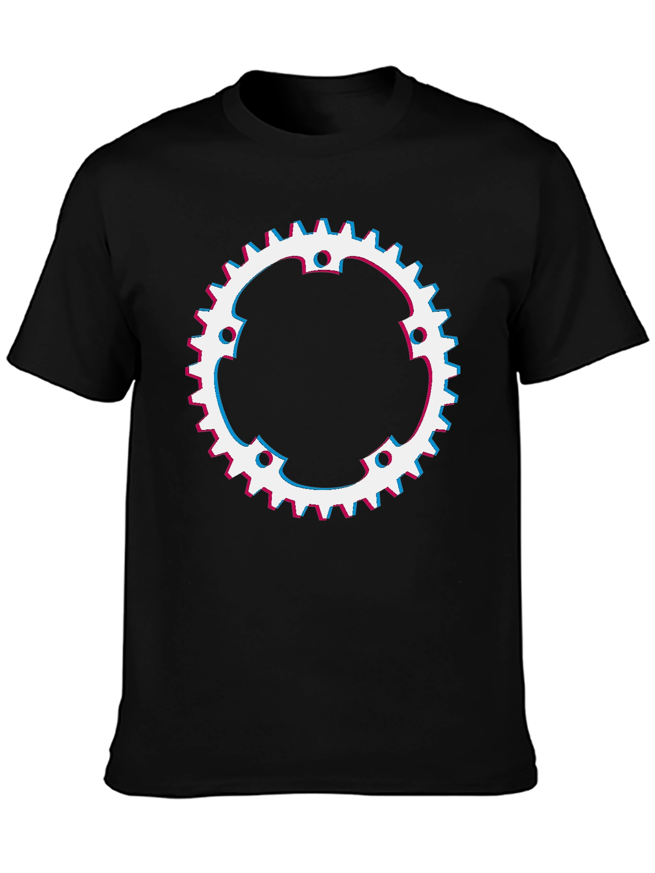 Gear Graphic T-Shirt - Modern Biker Style