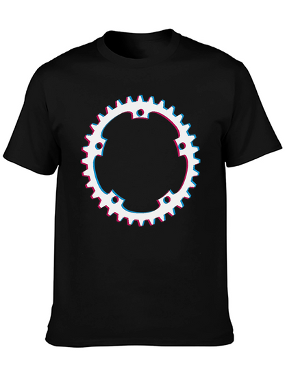 Gear Graphic T-Shirt - Modern Biker Style