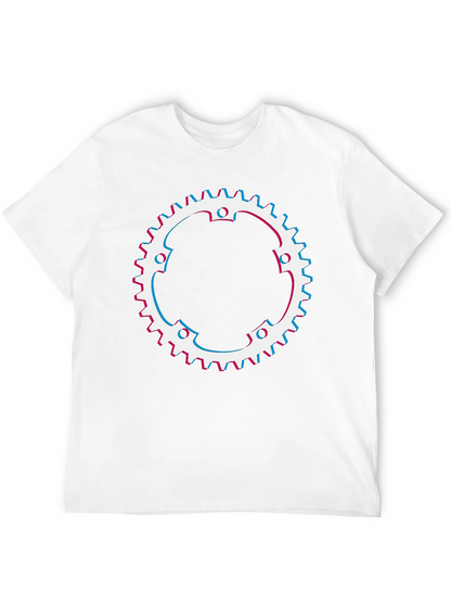 Gear Graphic T-Shirt - Modern Biker Style