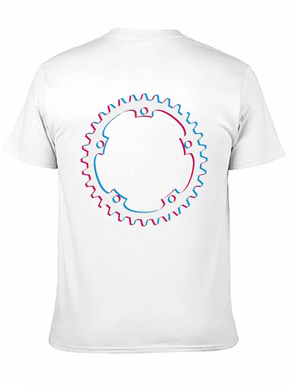 Gear Graphic T-Shirt - Modern Biker Style