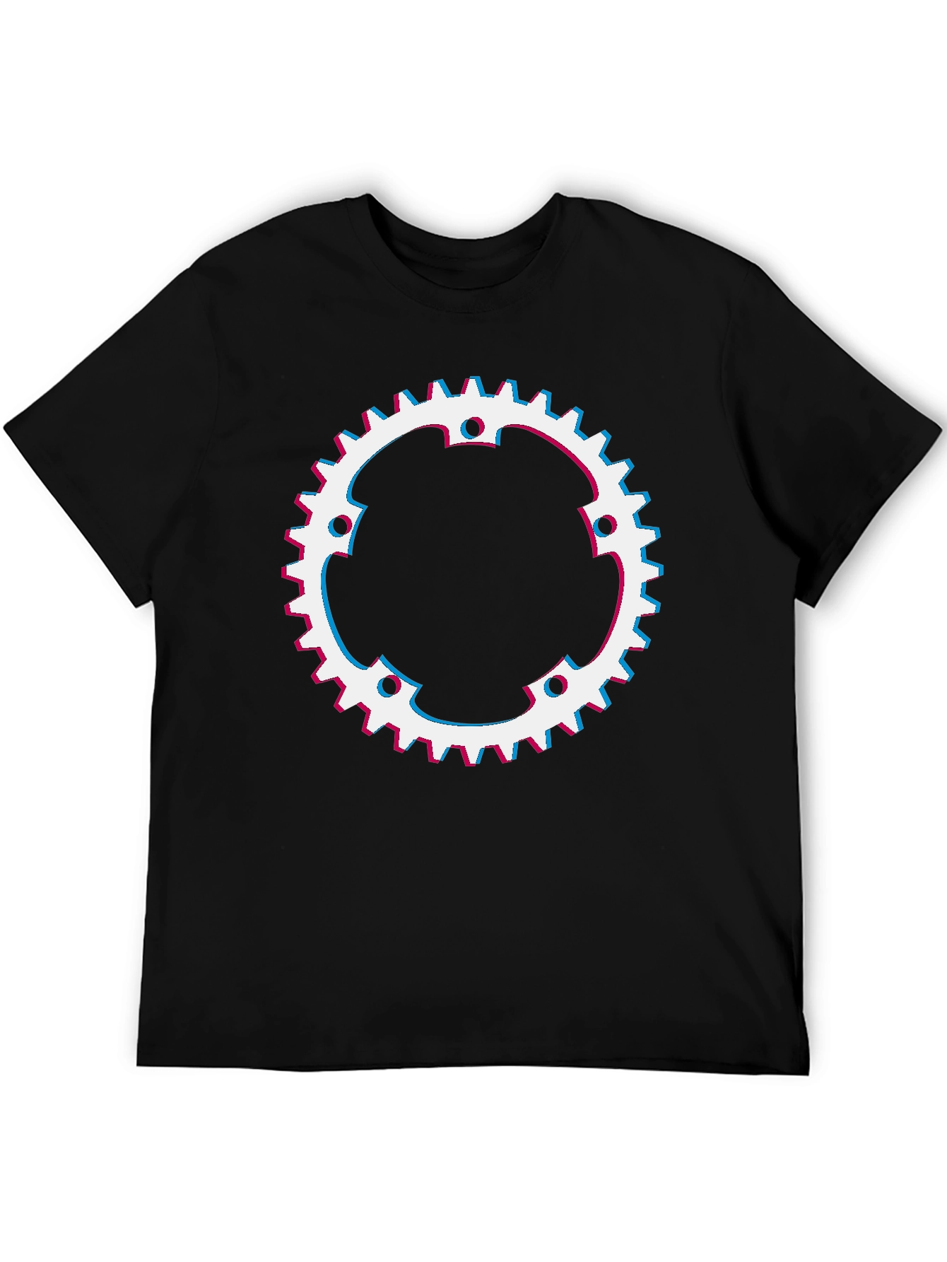 Gear Graphic T-Shirt - Modern Biker Style