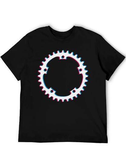 Gear Graphic T-Shirt - Modern Biker Style