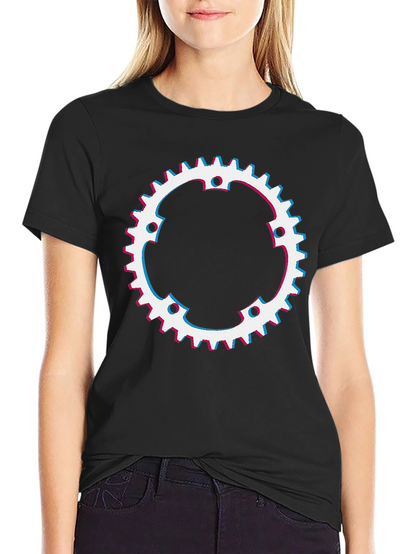 Gear Graphic T-Shirt - Modern Biker Style