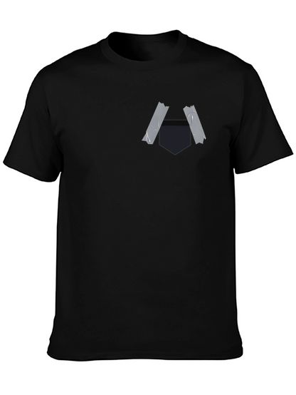 Taped Pocket Graphic Tee - Casual Style
