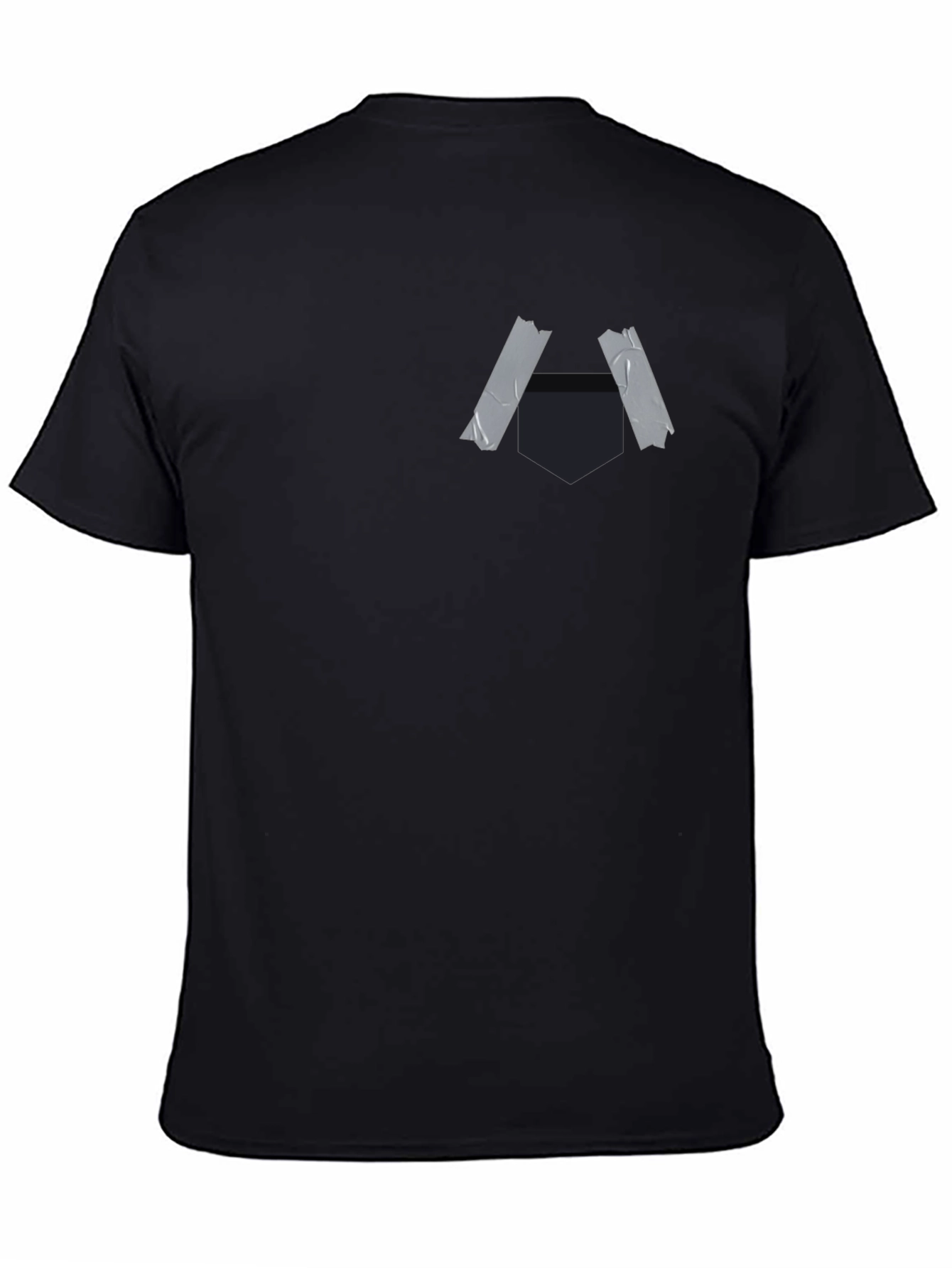 Taped Pocket Graphic Tee - Casual Style