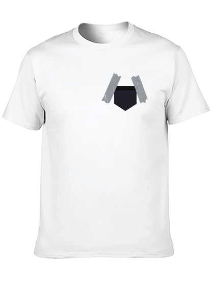 Taped Pocket Graphic Tee - Casual Style