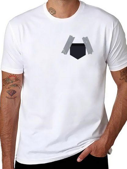 Taped Pocket Graphic Tee - Casual Style