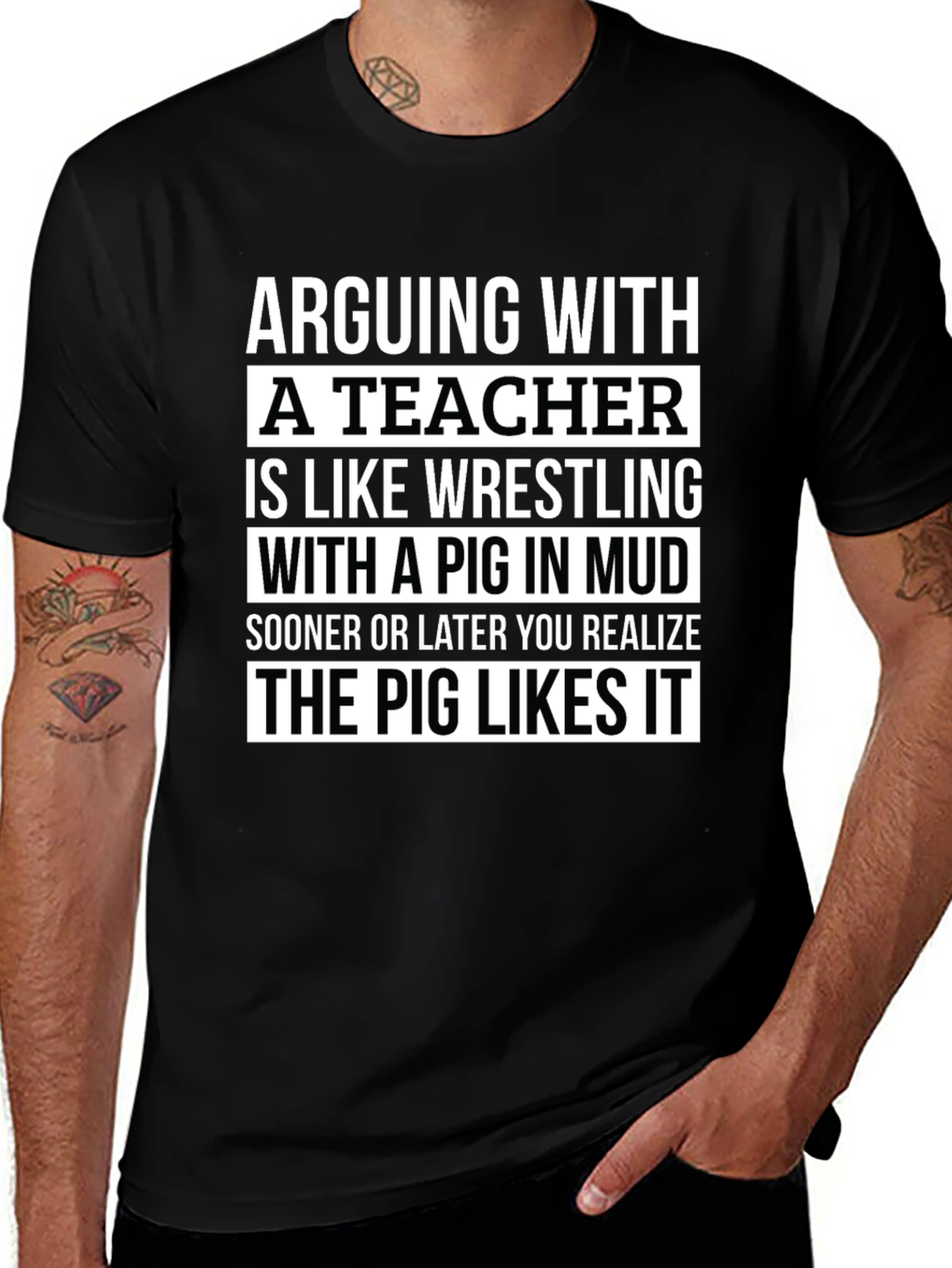 Arguing with a Teacher Funny T-Shirt